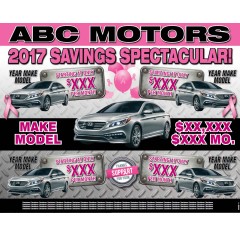 Savings Spectacular - Breast Cancer Awareness - 11x14 Placemat