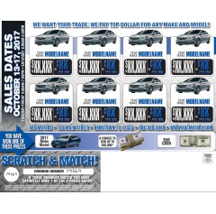 Savings Spectacular - 11x14 Placemat - Blue