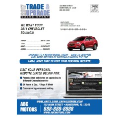 Trade & Upgrade - Blue Automotive Direct Mail