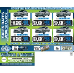 Spring Clearance - Automotive Direct mail 11x14 Placemat 