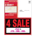 FOR SALE SIGN - Automotive Buyback Mailer 