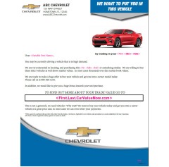 You In This - Trade Buyback Mailer- Chevrolet