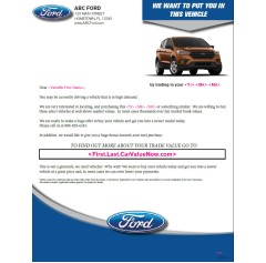 You In This - Buyback Mailer - Ford