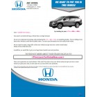 You In This - Buyback Mailer - Honda