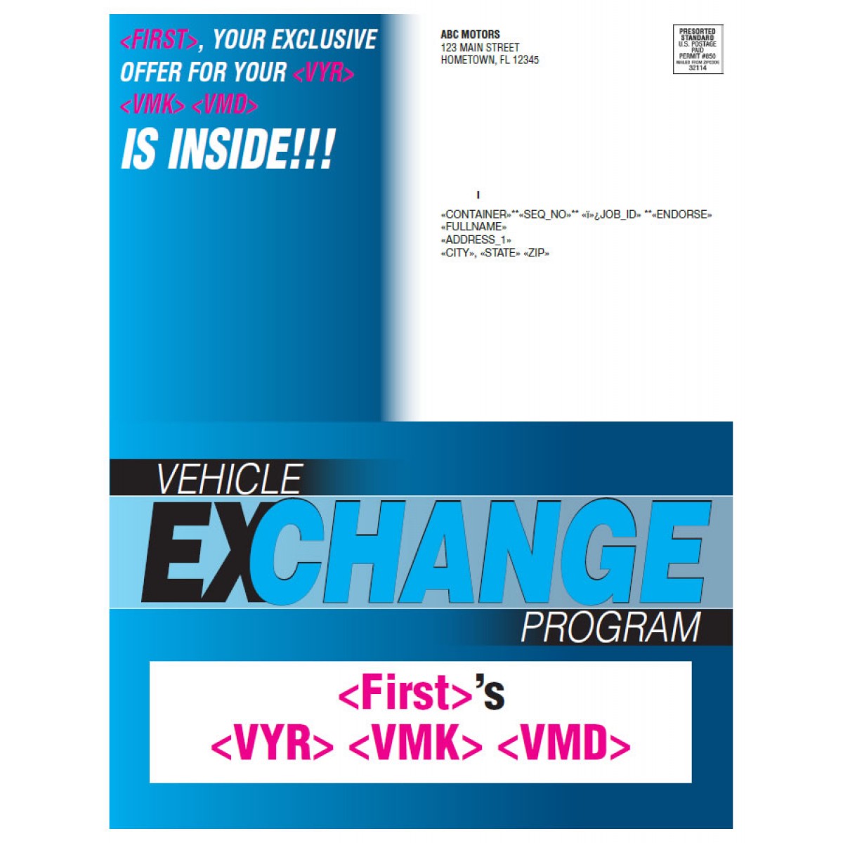 Vehicle Exchange Buyback Program - Blue