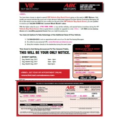 VIP Buyback Black Book Mailer - Red