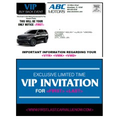 VIP Black Book Buyback Mailer - Blue