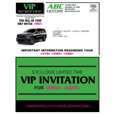 VIP Buyback Black Book Mailer - Green