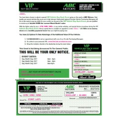 VIP Buyback Black Book Mailer - Green
