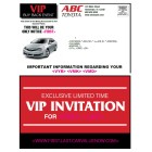 VIP Buyback Black Book Mailer - Toyota