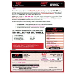 VIP Buyback Black Book Mailer - CDJR
