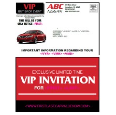 VIP Buyback Black Book Mailer - Nissan