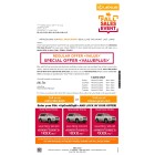 Fall Sales Event - Auto Buyback Program - 8.5x14 Letter in Envelope 