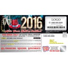 A New Year Sell-a-Bration - Automotive Direct Mail - 11 x 6 Laminated Buyback Card Mailer 