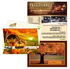 Autumn Black Book Thanksgiving Buyback Mailer - 