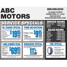 Service Coupons - 6x11 - Color Options