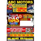 GREAT GAS GIVEAWAY sales event  Trifold 12x18 