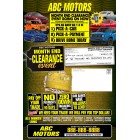 Month End Clearance - 12x18 Trifold