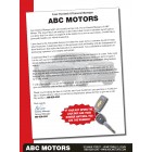 Magazine - 8 Page - Red - Automotive Direct Mail 