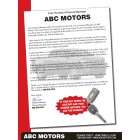 Magazine - 8 Page - Red - Automotive Direct Mail 