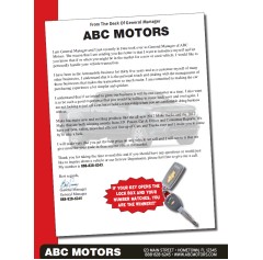 Magazine - 8 Page - Red - Automotive Direct Mail 