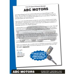 Magazine - 8 Page - Blue - Automotive Direct Mail 
