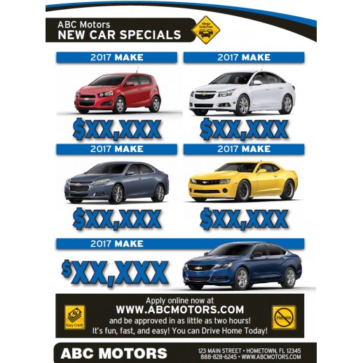 Magazine - 8 Page - Blue - Automotive Direct Mail 