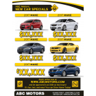 Magazine - 4 Page - Automotive Direct Mail - Targeted - Color Options