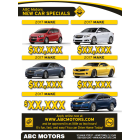 Magazine - 4 Page - Yellow - Automotive Direct Mail 