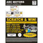 Magazine - 4 Page - Yellow - Automotive Direct Mail 