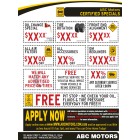 Magazine - 8 Page - Yellow - Automotive Direct Mail 