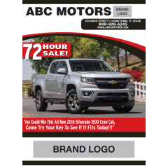 Magazine - 4 Page - Automotive Direct Mail - Saturation - Color Options