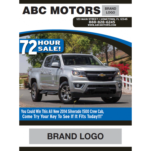 Magazine - 4 Page - Automotive Direct Mail - Saturation - Color Options