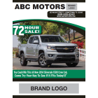 Magazine - 4 Page - Automotive Direct Mail - Saturation - Color Options