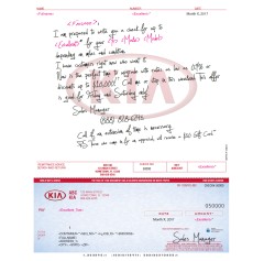 Buyback Check Mailer - Kia