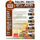 Falling Prices - BUYBACK OFFER - Autumn Automotive Direct Mail 