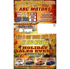 Fall / Autumn Sales Event Trifold 12x18 
