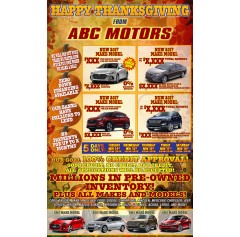 Fall / Autumn Sales Event Trifold 12x18 