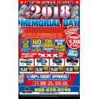 Memorial Day Campaign - Automotive Direct Mail - Tri-fold 12x18 