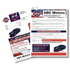 Memorial Day Automotive Direct Mail Buyback mailer - Trade & Upgrade Version 