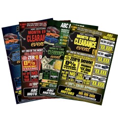 Month End Clearance - 12x18 Trifold