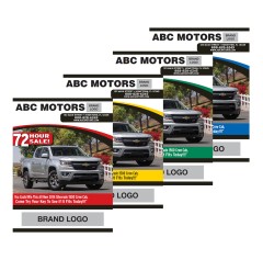 Magazine - 4 Page - Automotive Direct Mail - Saturation - Color Options