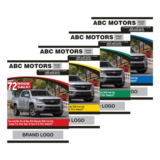 Magazine - 4 Page - Automotive Direct Mail - Saturation - Color Options