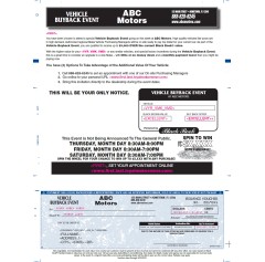 Check Buyback - Press N Seal - Automotive Direct Mail 