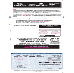 Check Buyback Press N Seal - Chevrolet Direct Mail