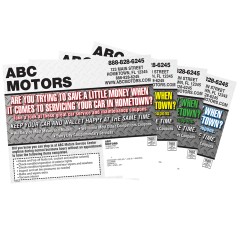 Service Coupons - 11x14 - Color Options