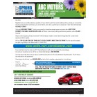 Trade & Upgrade - Seasonal - Spring - Automotive direct mail 