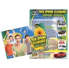 Spring Clearance Automotive Buyback Direct Mail Campaign