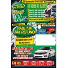 Double Your Down Payment - Automotive Tax Refund Tri-fold 