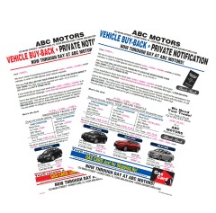 Multi Value - Black Book Buyback Mailer - 3 Offers - Color Options